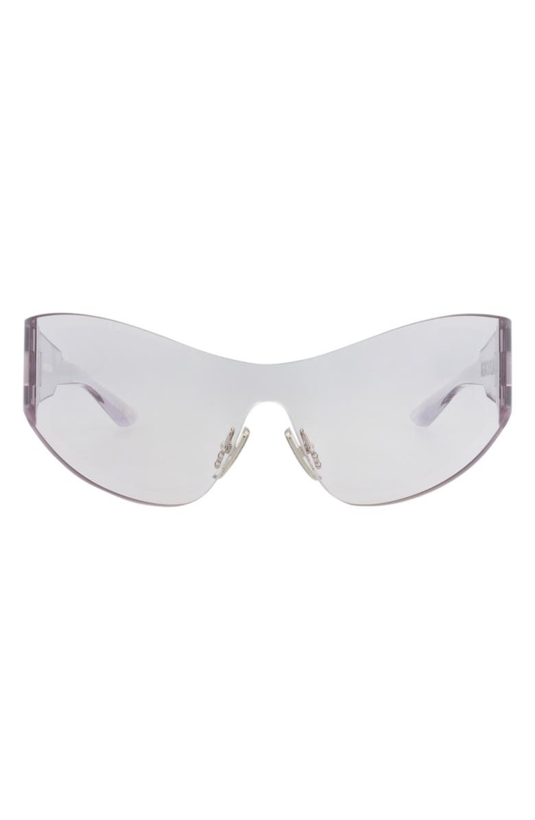Balenciaga 99mm Wraparound Sunglasses, Main, color,