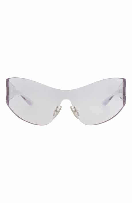 Balenciaga 99mm Wraparound Sunglasses