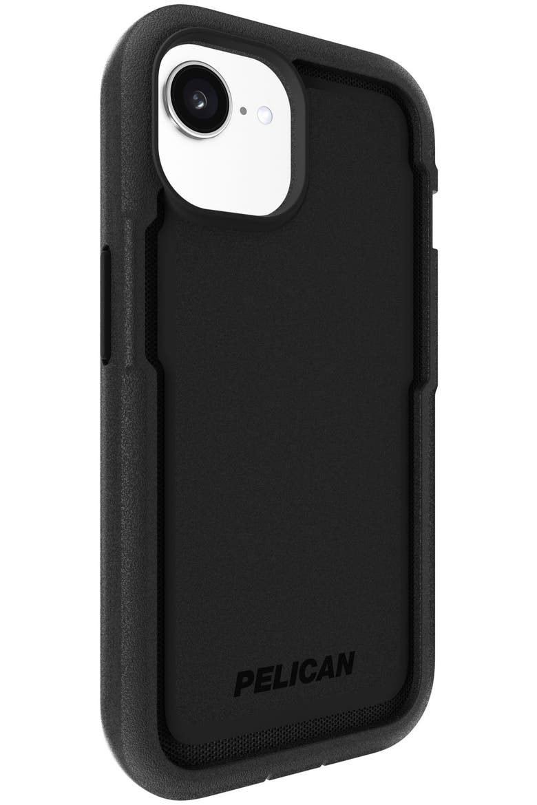 Voyager MagSafe Case with Holster for Apple iPhone 16e / iPhone 15 / iPhone 14 / iPhone 13, Alternate, color, Black