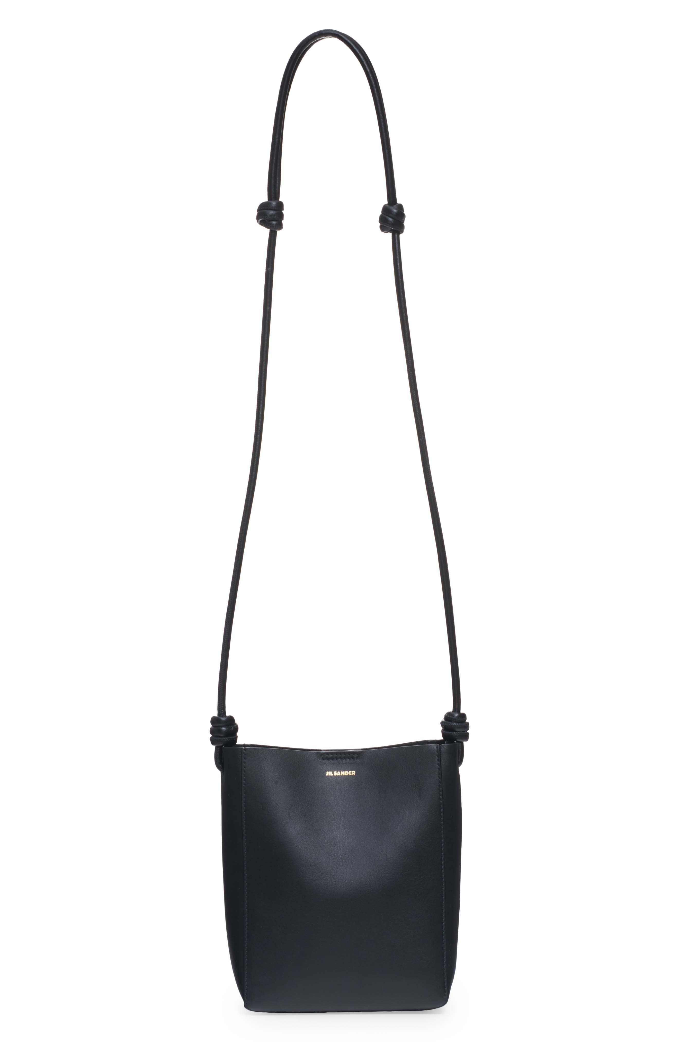 Jil Sander Giro Leather Crossbody Bag, Main, color, 