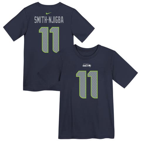Preschool Nike Jaxon Smith-Njigba College Navy Seattle Seahawks Player Name & Number T-Shirt