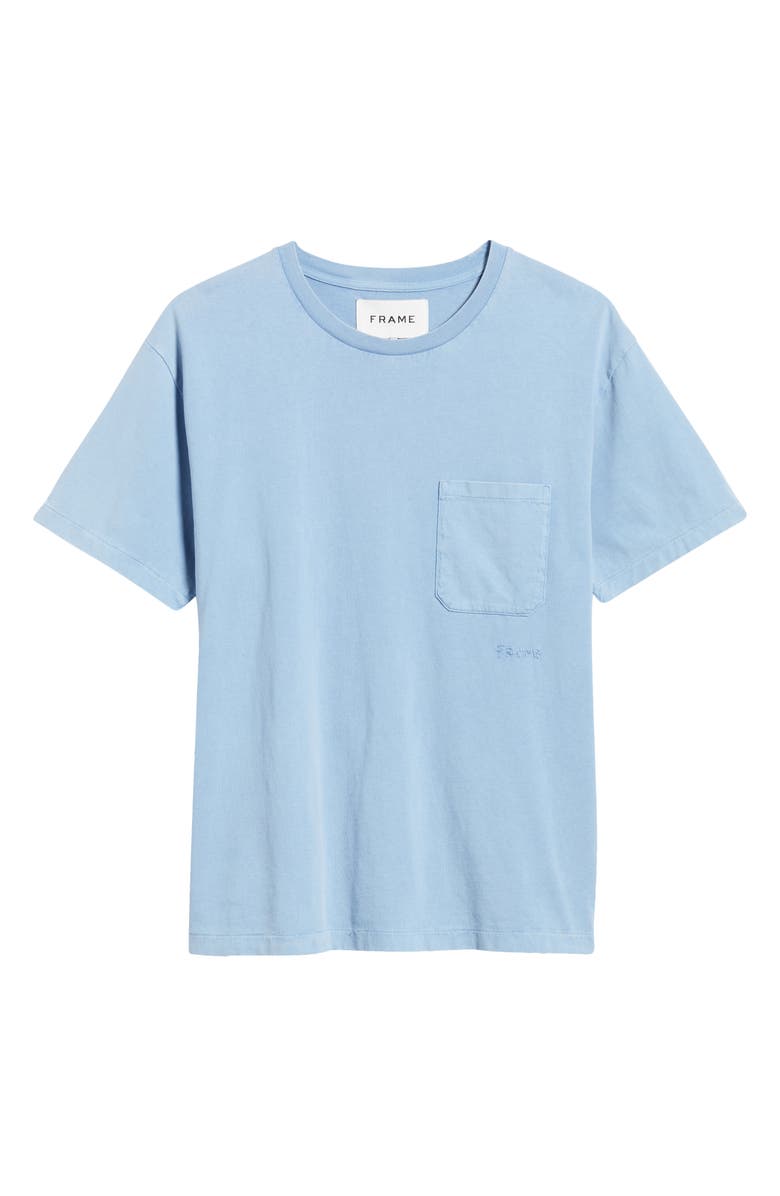 FRAME Vintage Wash Pocket T-Shirt, Alternate, color, Vintage Light Blue