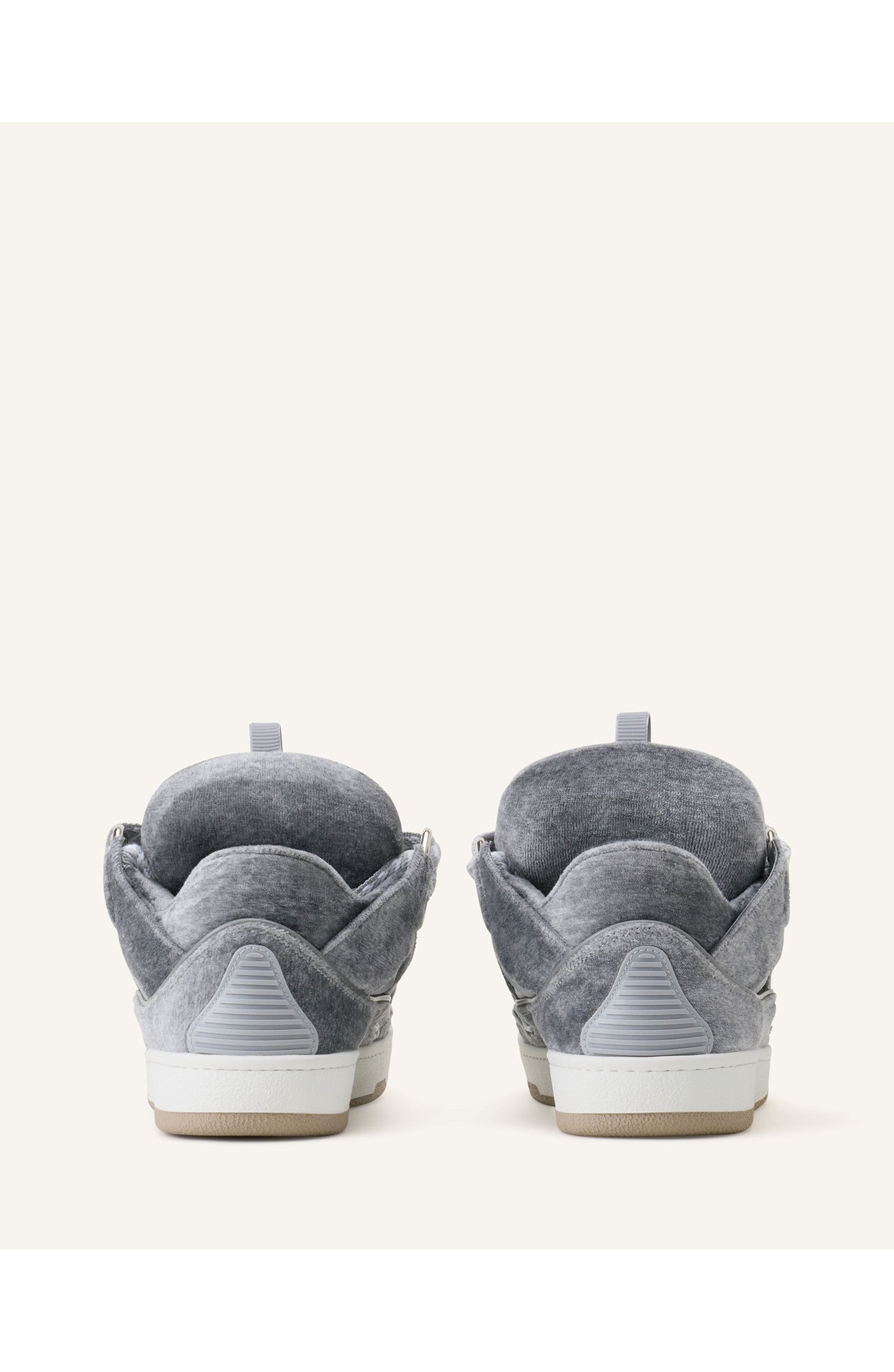 Lanvin Curb Sneakers In Jersey, Alternate, color, Grey/Grey