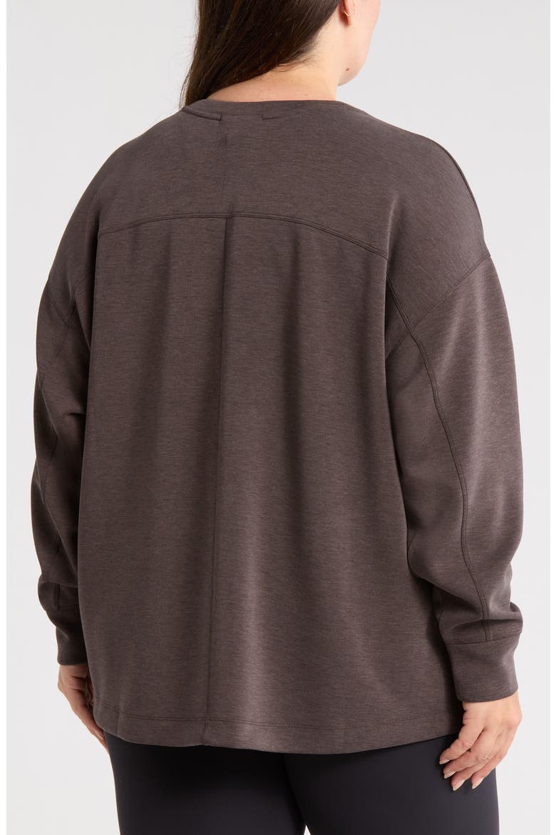 Soft Luxe Tunic, Alternate, color, BROWN MOLE HEATHER