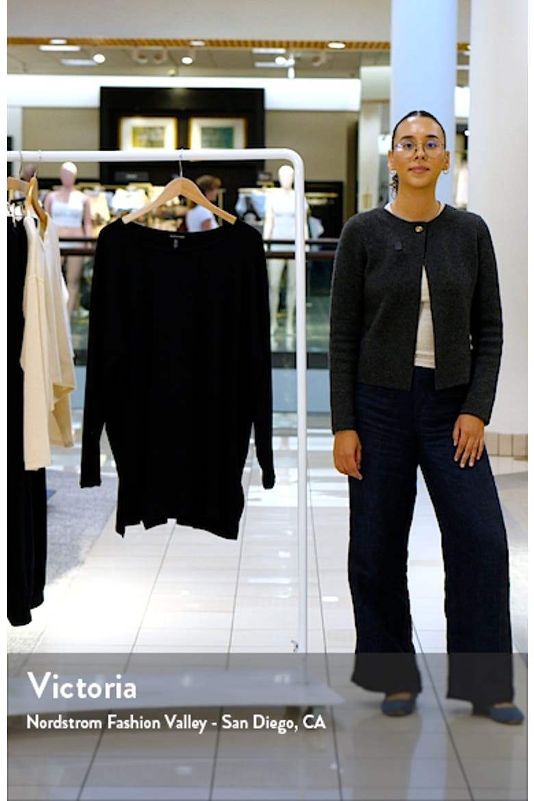 Crewneck Long Sleeve Longline Top video