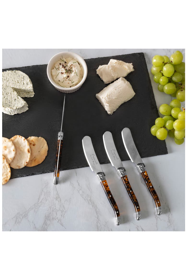 8-Piece Spreader Knife Set, Alternate, color, TORTOISE SHELL