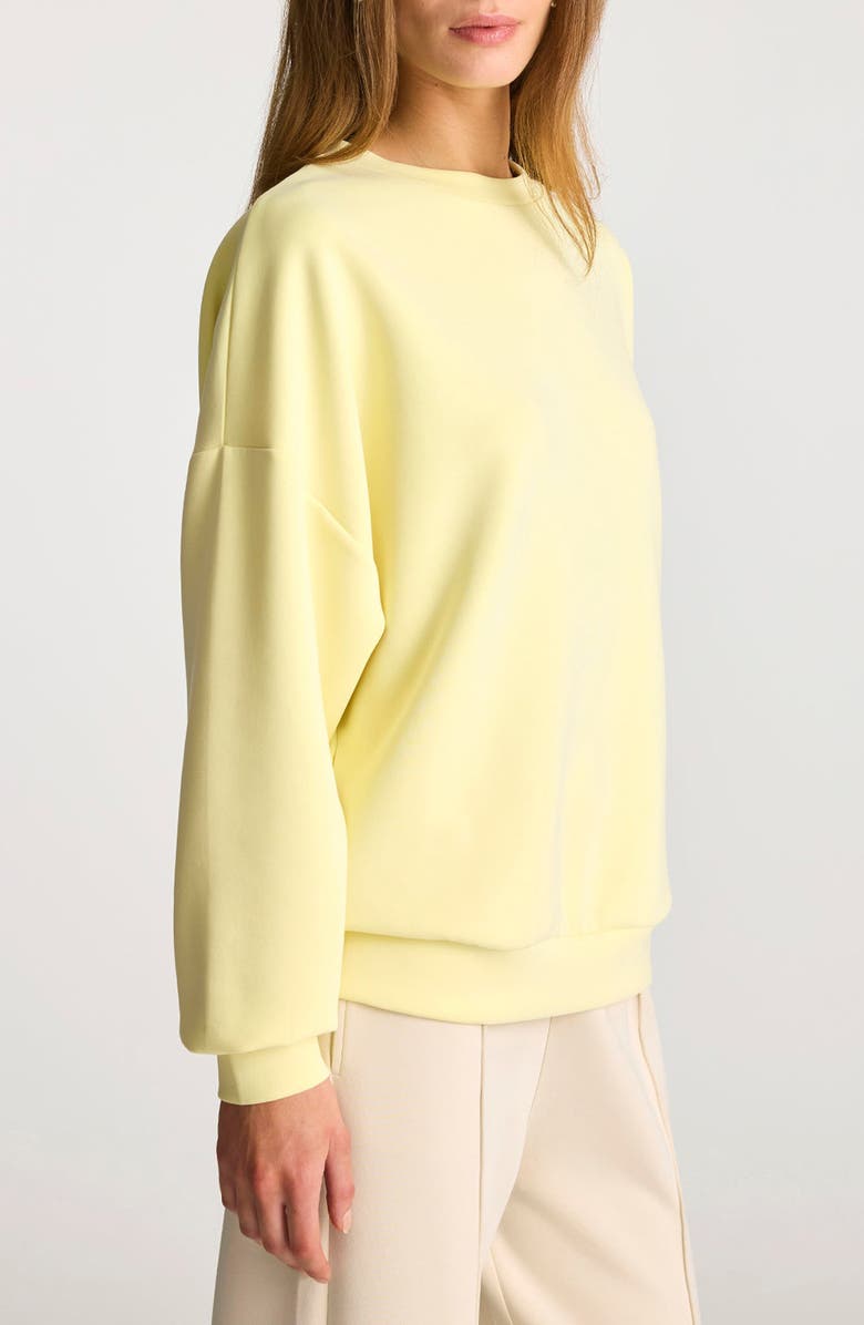 Mavi Jeans Lemon Oversize Sweatshirt, Alternate, color, Lemon Meringue