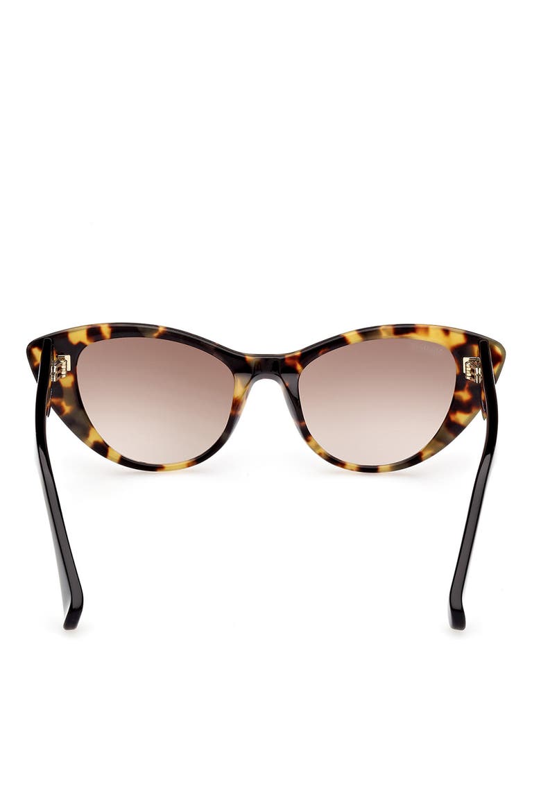 51mm Cat Eye Sunglasses, Alternate, color, SHINY TOKYO TORTIOSE BLACK