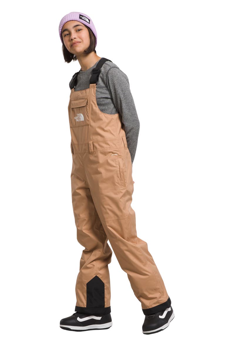 Kids' Freedom Waterproof Insulated Recycled Polyester Snow Bib, Main, color, ALMOND BUTTER