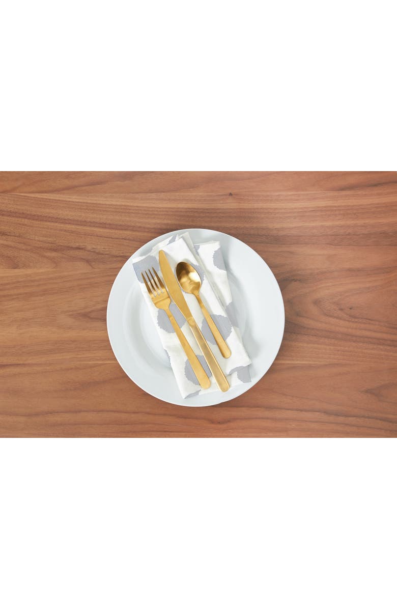 carol & frank Dot Napkin, Alternate, color, Grey