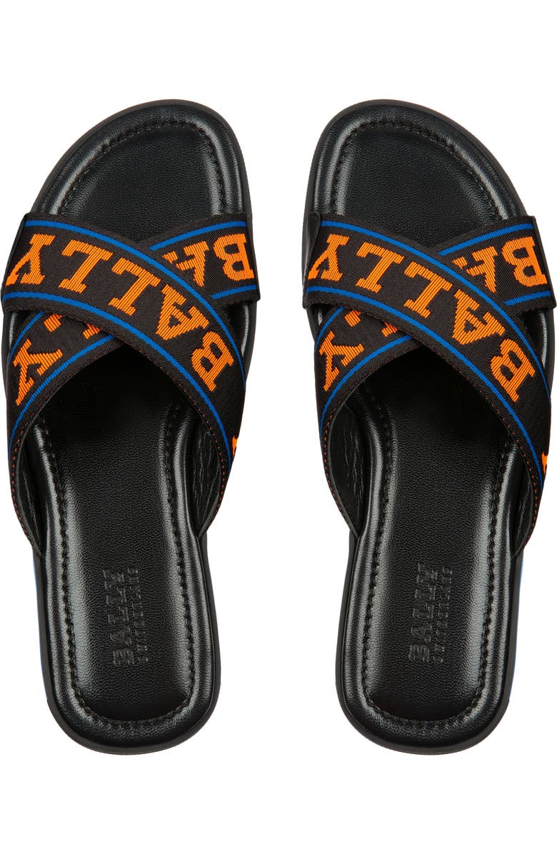 Bally Bonks Logo Slide Sandal, Alternate, color,