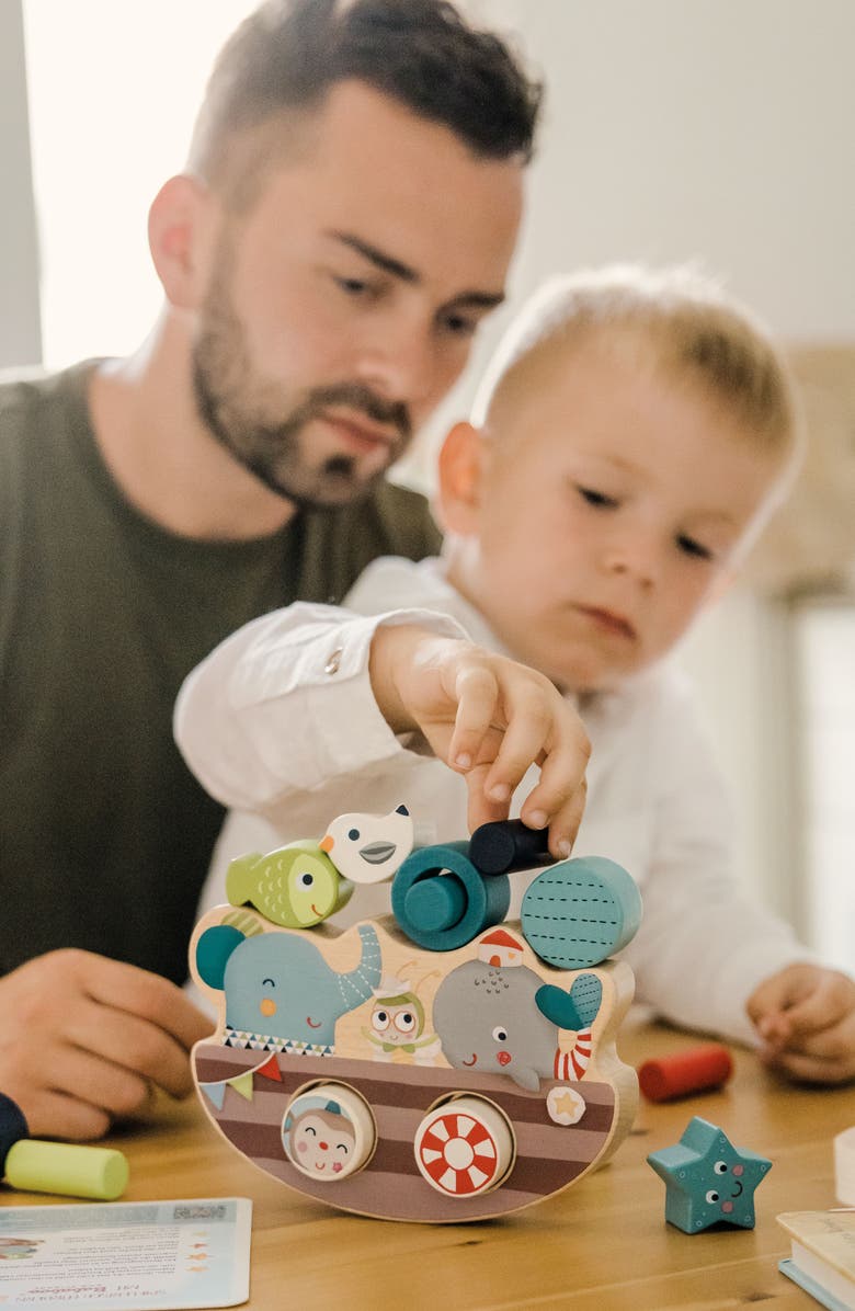 Bababoo and friends<sup>®</sup> Friends on Board Balancing Game, Alternate, color, Multi / Blue