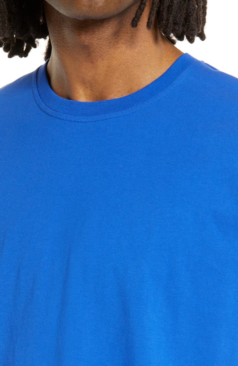 FRAME Logo Cotton T-Shirt, Alternate, color, Reflex Blue