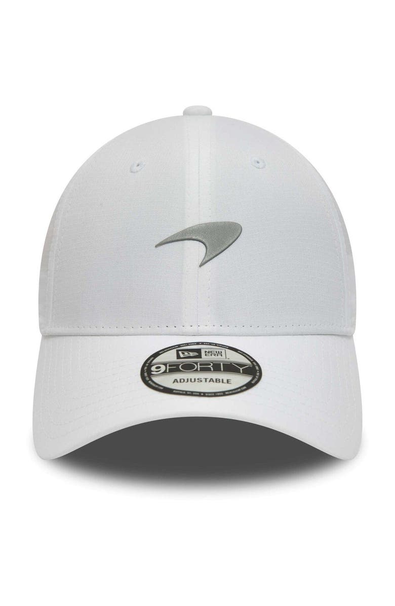 New Era Men's New Era White McLaren F1 Team Lifestyle 9FORTY Snapback Hat, Alternate, color,