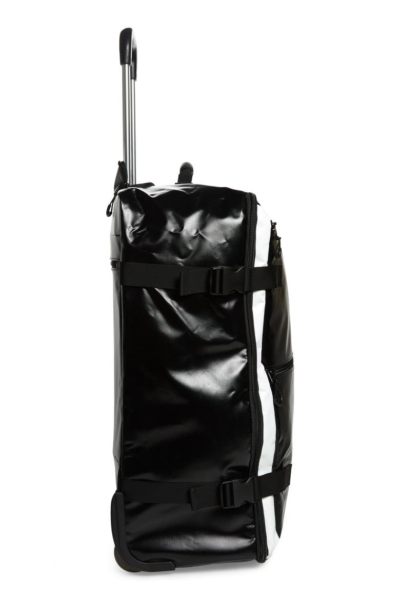Tarpaulin 25-Inch Suitcase, Alternate, color, BLACK