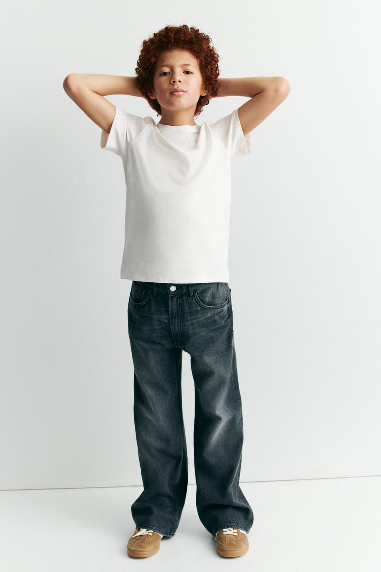 Loose-fit Bootcut Leg Jeans, Alternate, color, Dark gray