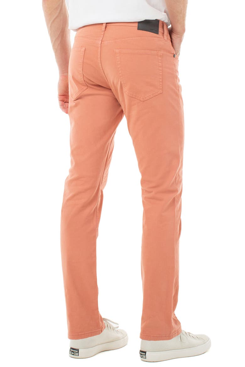 Kingston Modern Straight Leg Twill Pants, Alternate, color, INFERNO