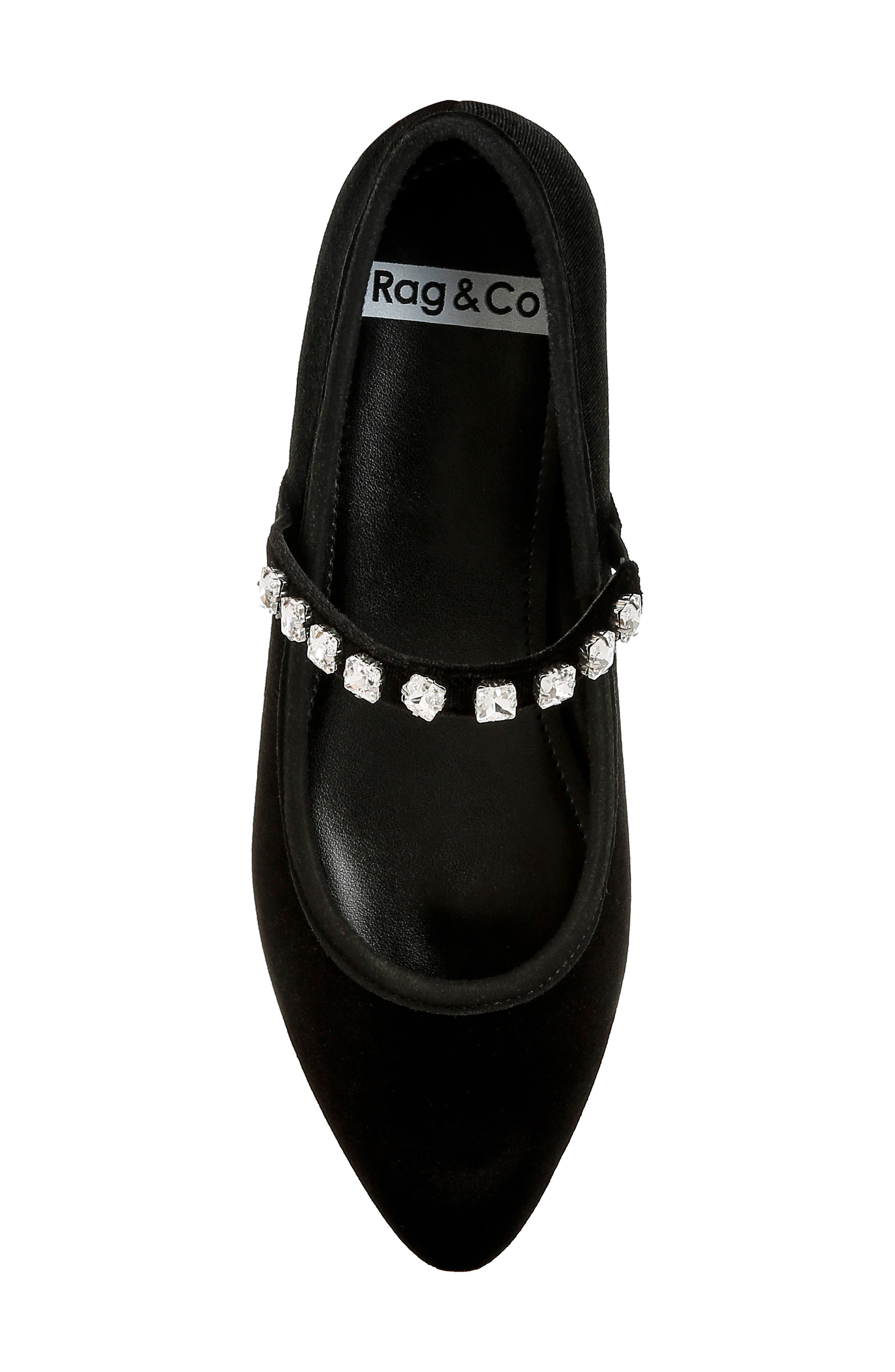 Rag & Co Aralia Water Repellent Pointed Toe Flat, Alternate, color, 