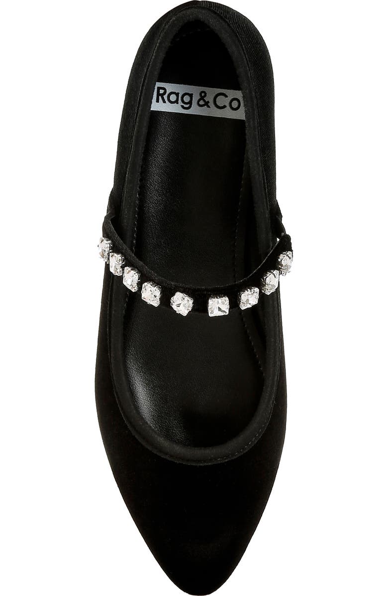 Rag & Co Aralia Water Repellent Pointed Toe Flat, Alternate, color,