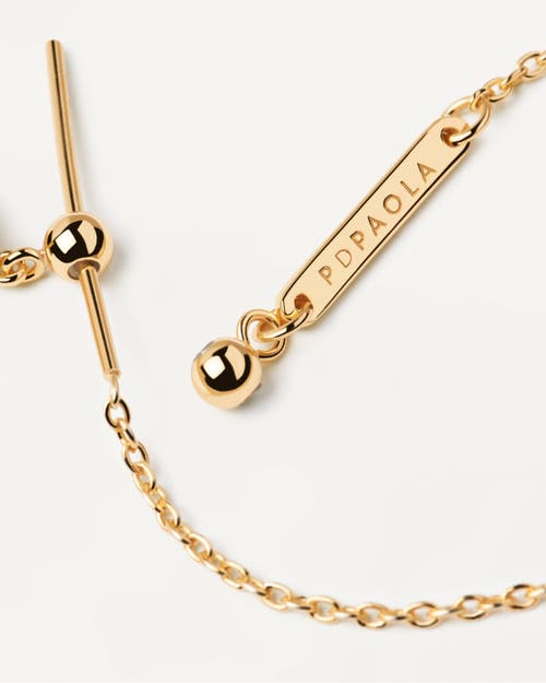 Pdpaola Charms Chain Necklace In Gold