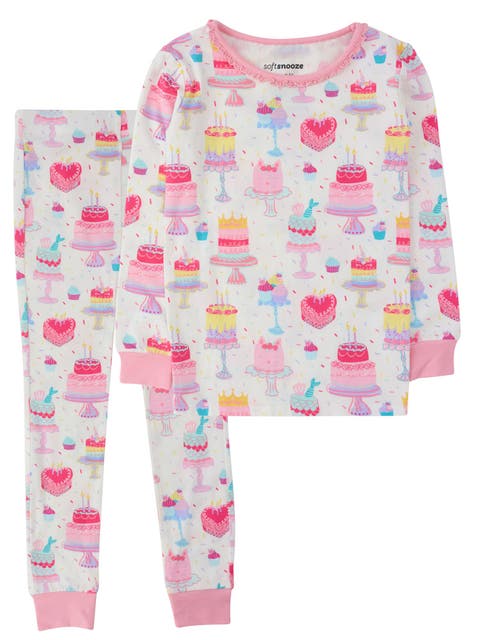 Modal Blend Ruffle Long Sleeve Pajama Set
