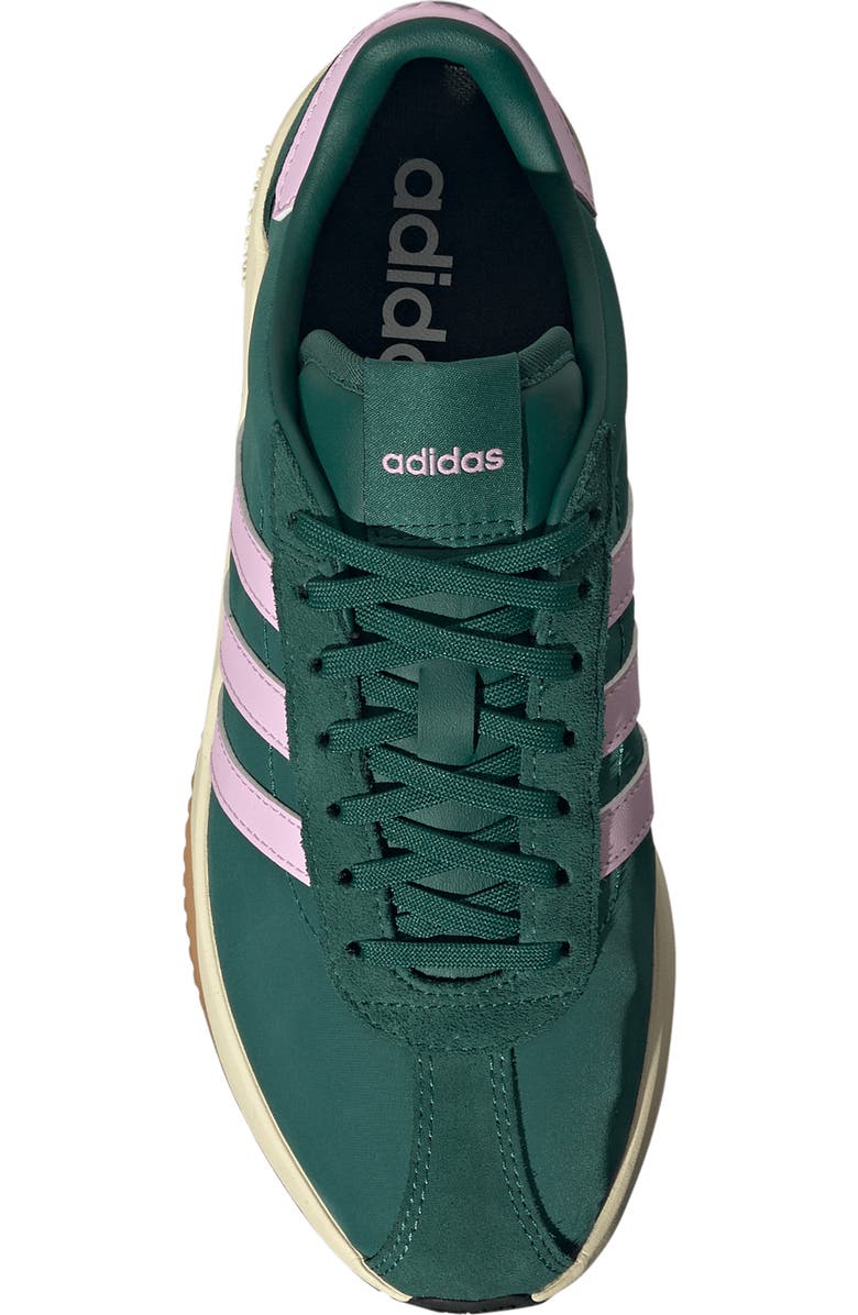 adidas Run 76/26 Sneaker, Alternate, color, Green/ Bliss Lilac/ Vanilla