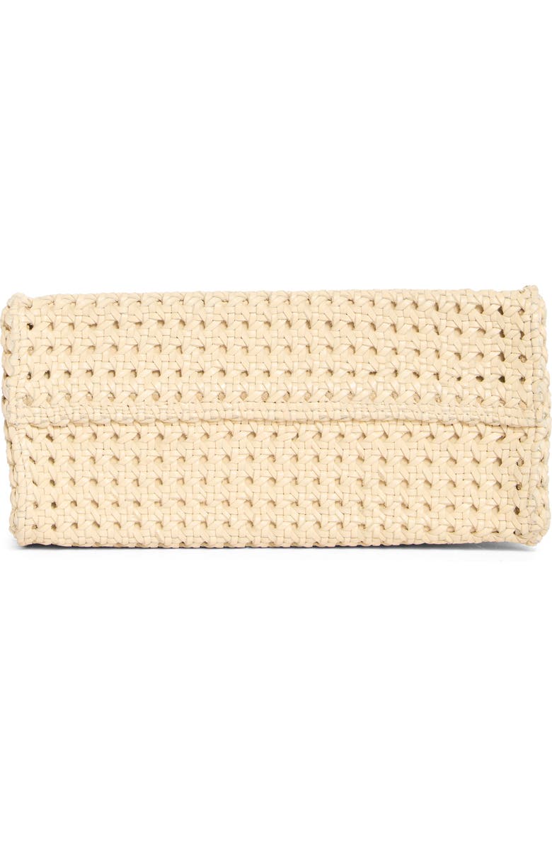 Clare V. Petit Simple Woven Leather Tote, Alternate, color,