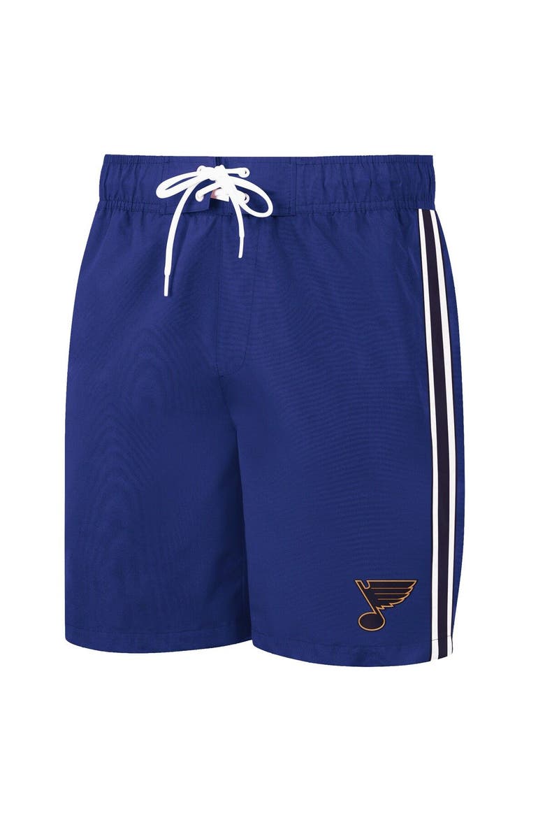 Men's G-III Sports by Carl Banks Blue St. Louis Blues Sand Beach Swim Shorts, Alternate, color, Blue
