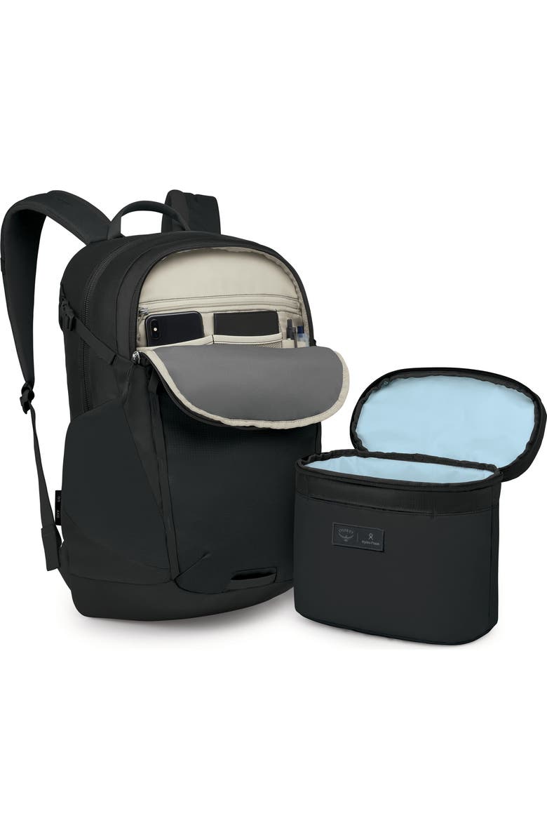 Osprey Axis x Hydro Flask Backpack & Insulated Lunch Bag Bundle, Alternate, color, Black