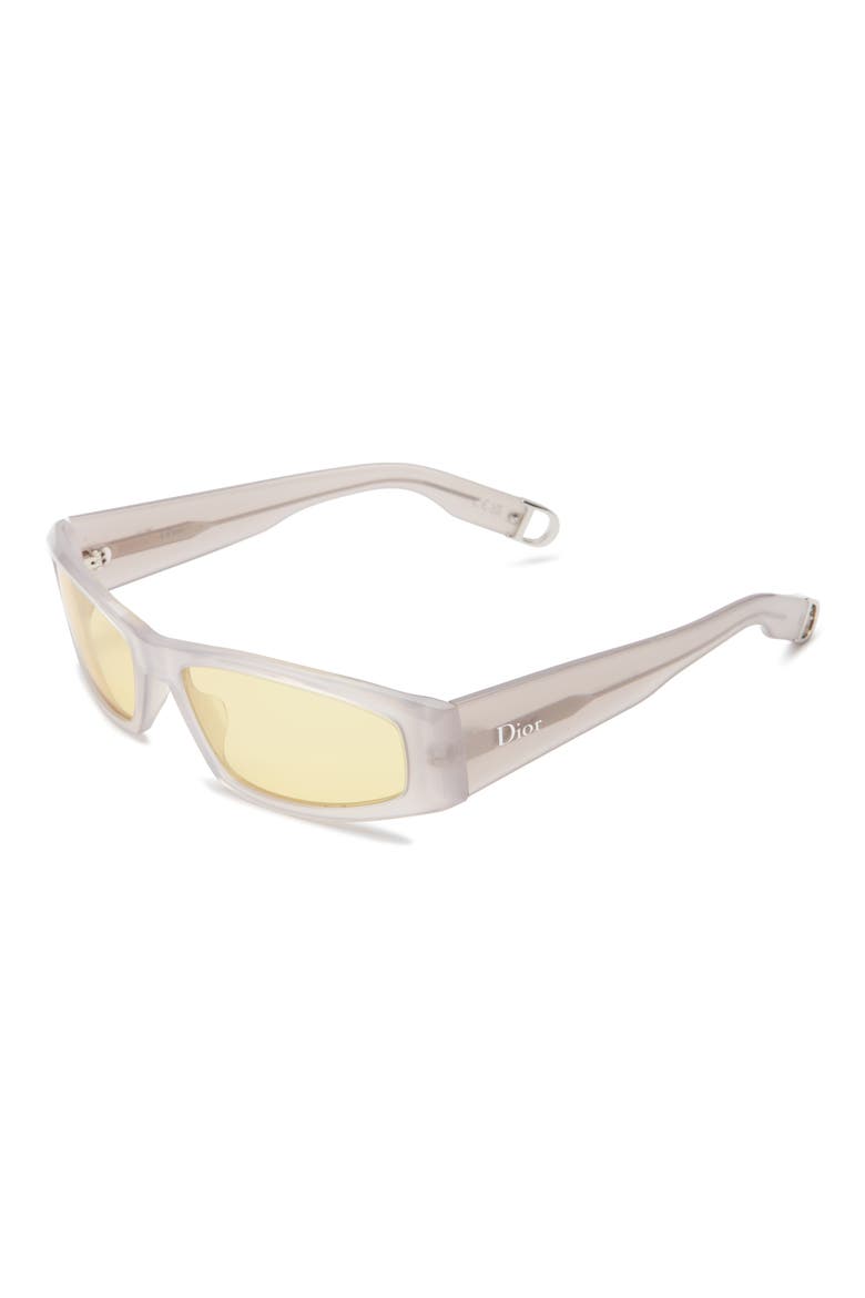 DiorSymbol S1I 59mm Geometric Sunglasses, Alternate, color, GREY/ OTHER / BROWN