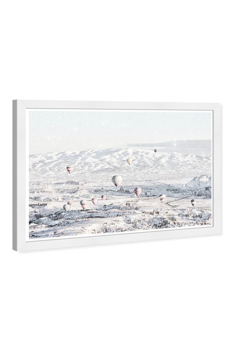 WYNWOOD Winter Balloon Framed Wall Art, Alternate, color, WHITE