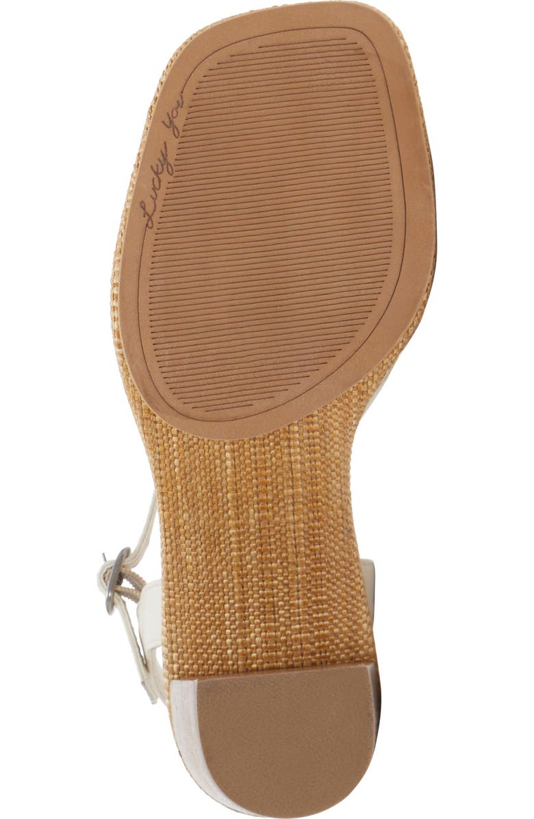 Lucky Brand Fanesa Ankle Strap Sandal, Alternate, color, Tusk