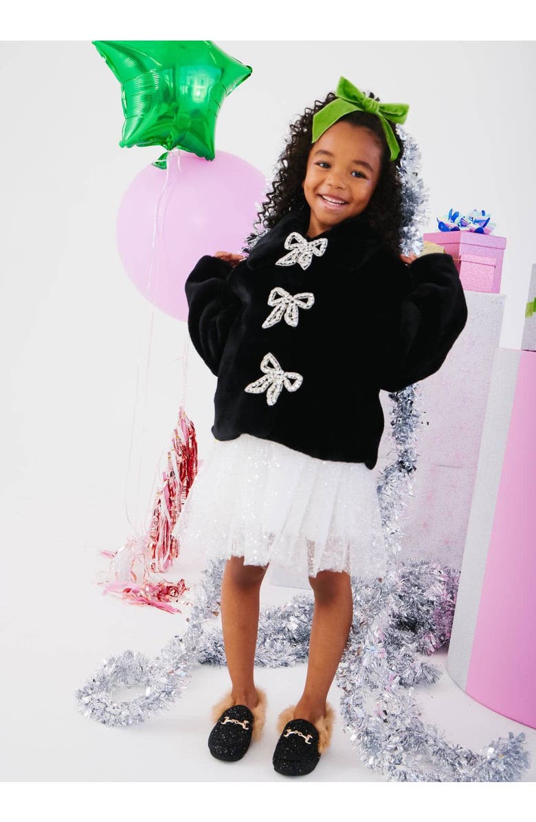 Lola + The Boys Audrey Faux Fur Coat, Alternate, color, 