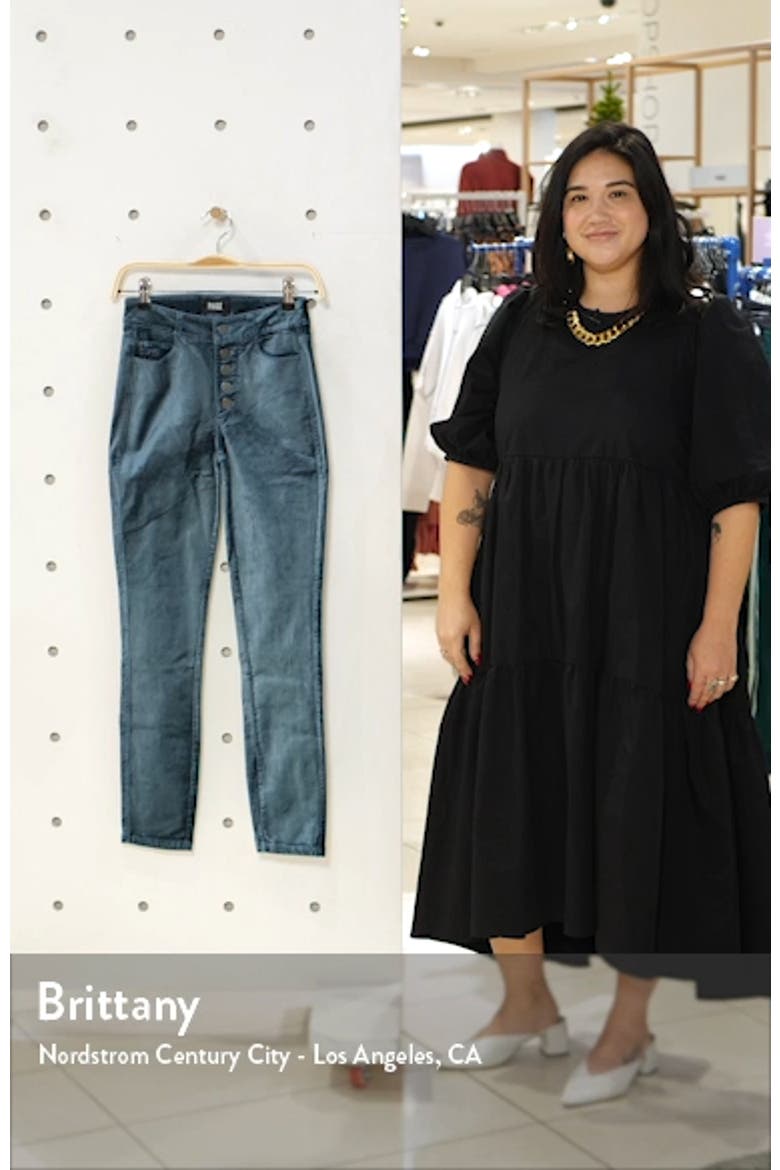 Hoxton Velvet High Waist Skinny Pants video
