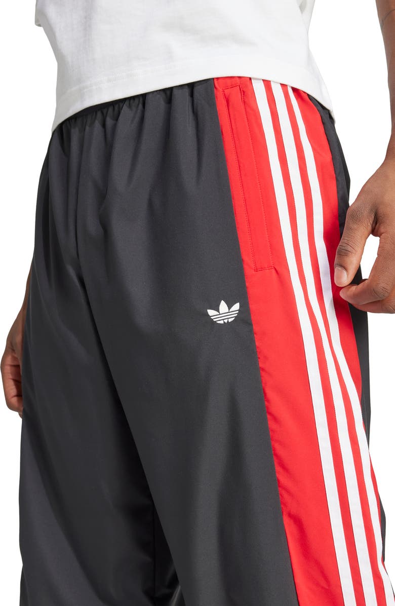 adidas Warm Up Track Pants, Alternate, color, Black/ Better Scarlet