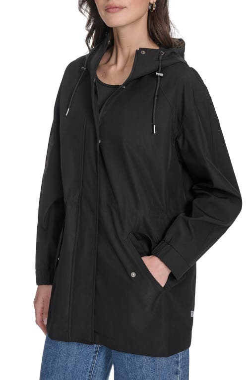 Levi's Hooded Water Resistant Jacket In Black