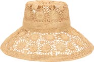 San Diego Hat Coast Floral Raffia Sun Hat