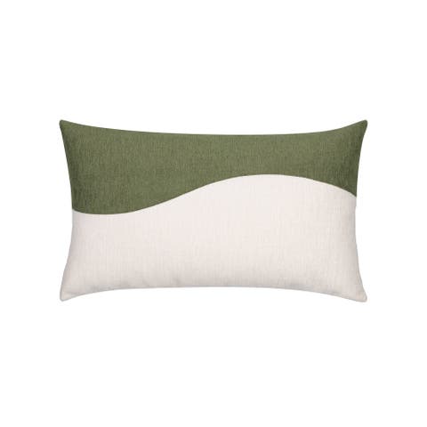 Contour Plush Chenille Indoor & Outdoor Woven Accent Pillow & Insert