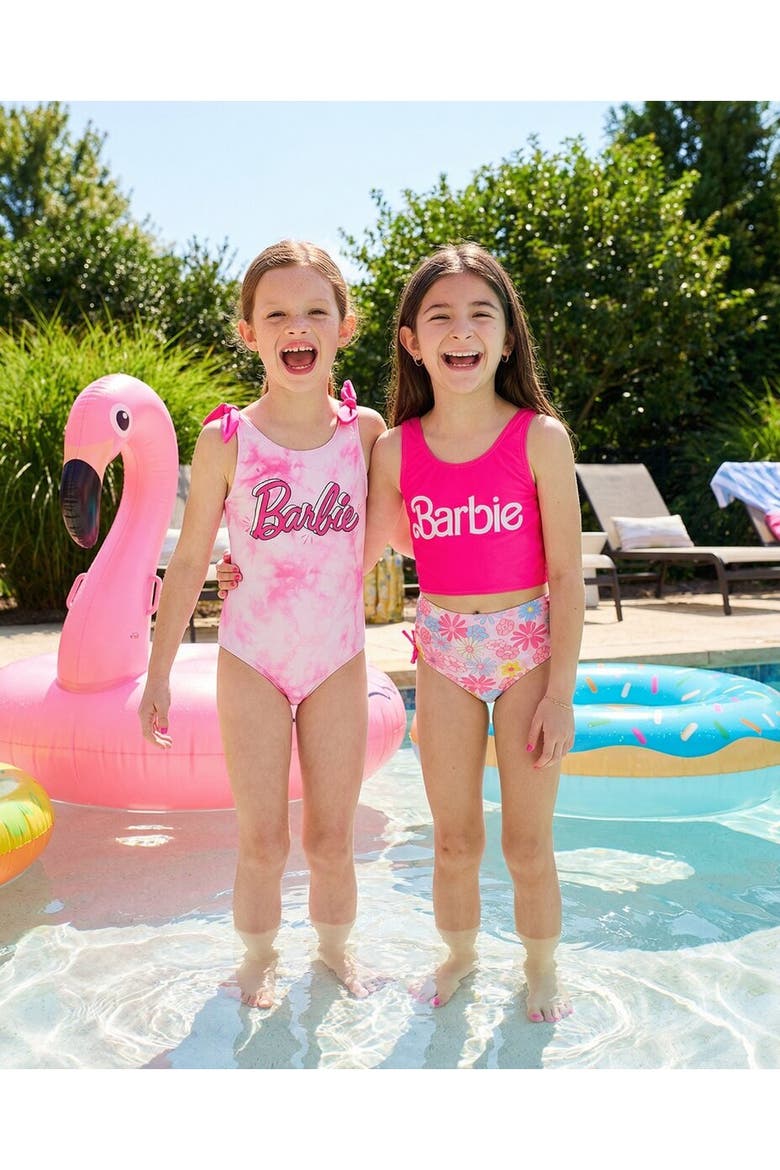 One Piece Swimsuit, Alternate, color, Pink Tie Dye