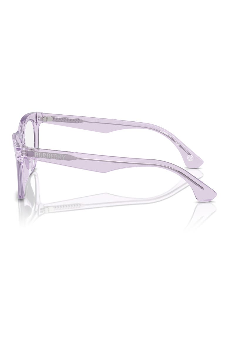 47mm Square Optical Glasses, Alternate, color, LILAC / DEMO LENS