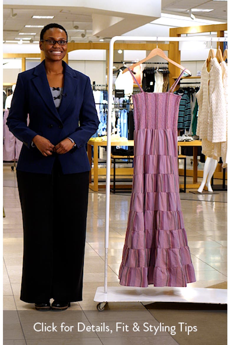 Lilaea Tiered Cotton Maxi Dress video