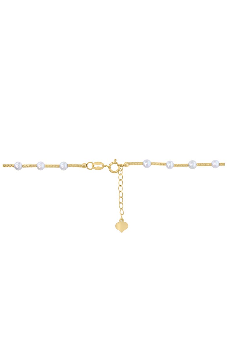 Freshwater Pearl Beaded Necklace, Alternate, color, WHITE