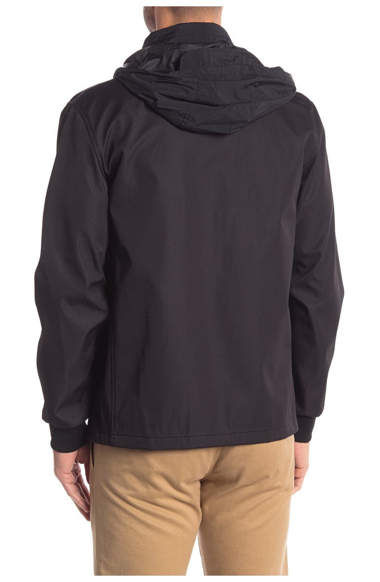 Cole Haan Hooded Softshell Zip Jacket, Alternate, color,