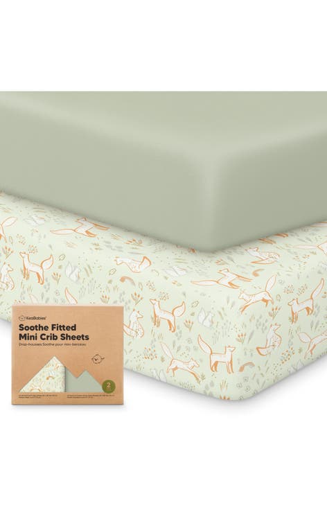 Soothe Fitted Mini Crib Sheet