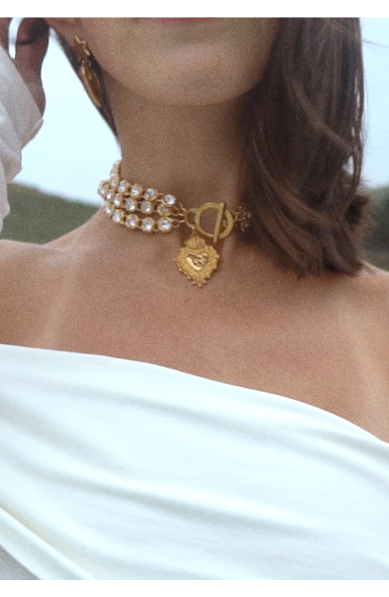 sccollection Donatella Choker, Alternate, color, Gold