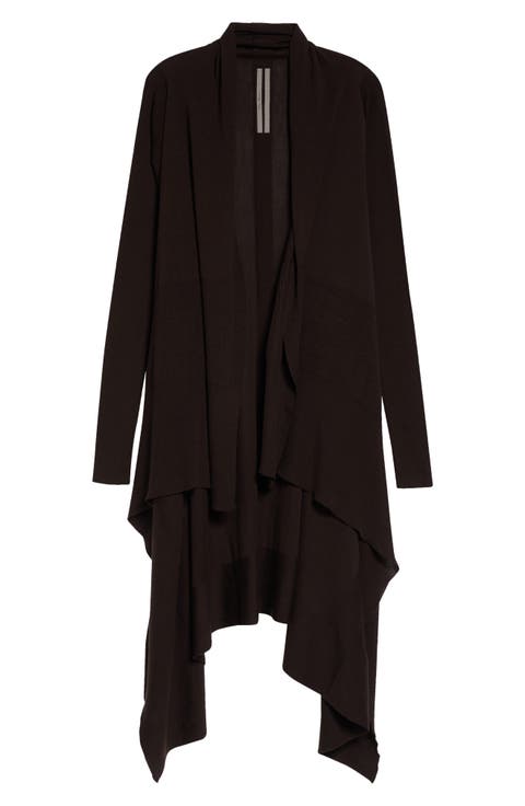 Asymmetric Wool Cardigan