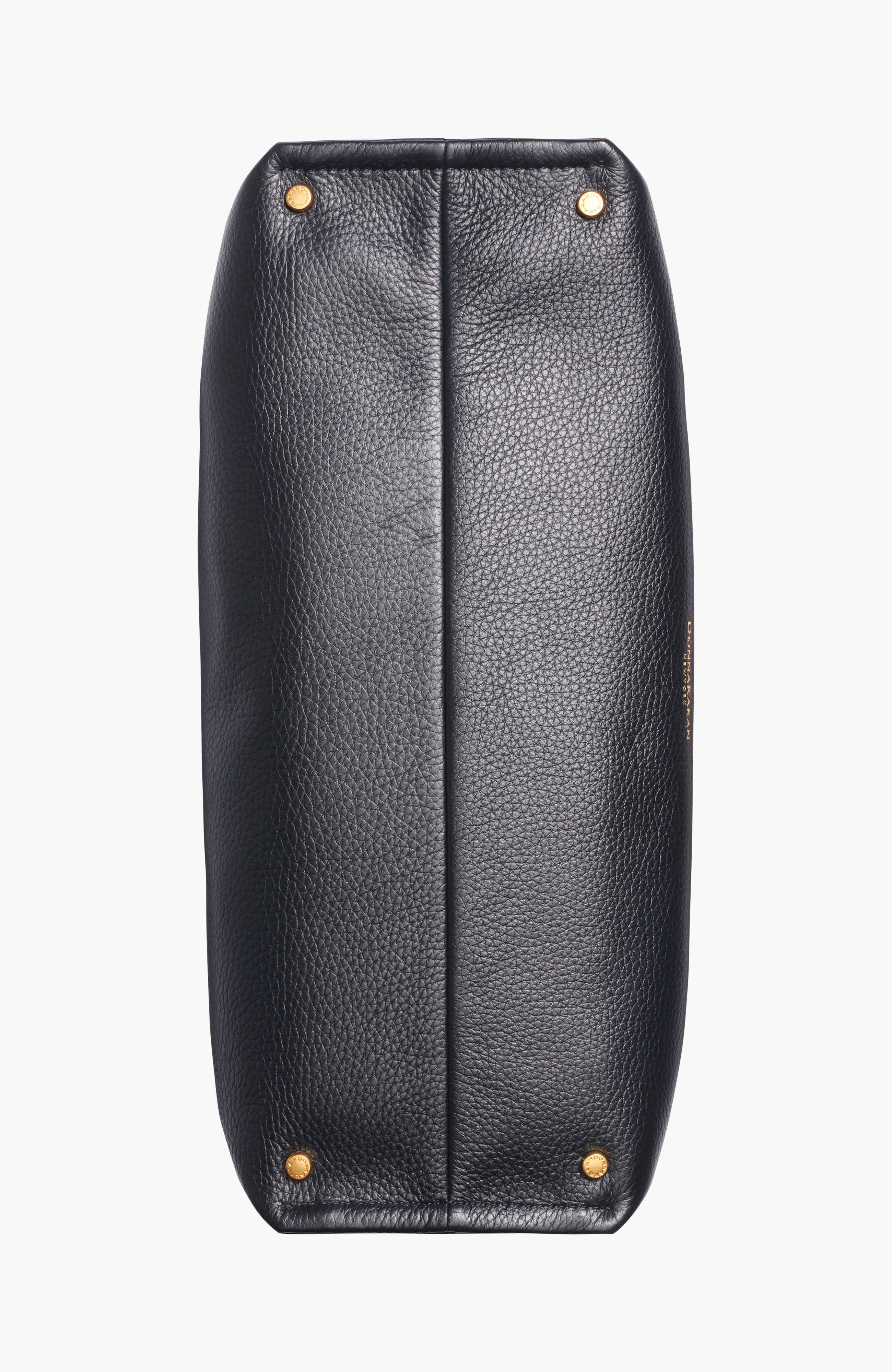 Donna Karan New York Cashmere Medium Tote, Alternate, color, Black/Gold