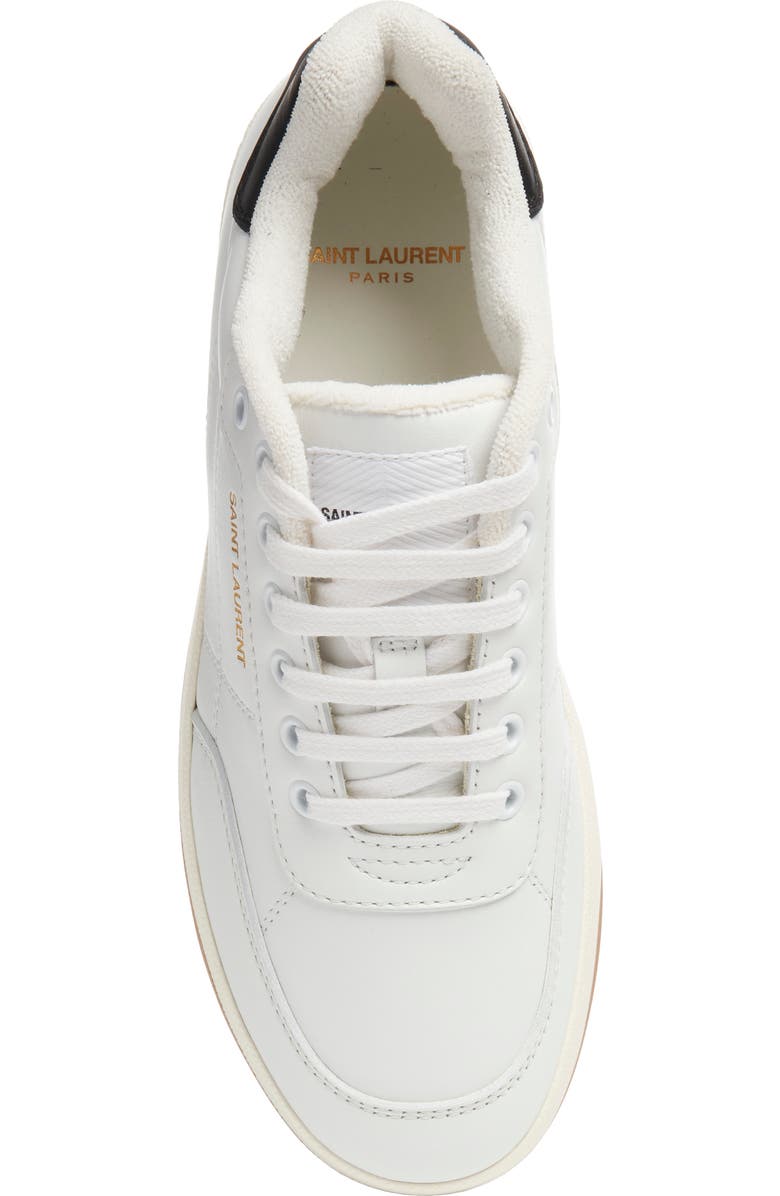Saint Laurent SL/61 Sneaker, Alternate, color, Blanc Optique/ Nero