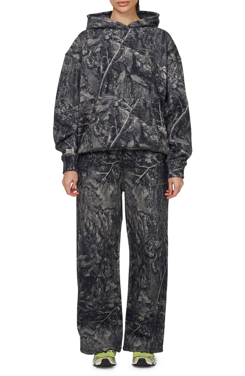 Good For Nothing Woodland Blackout Camo Relaxed Hoodie, Alternate, color, Camo