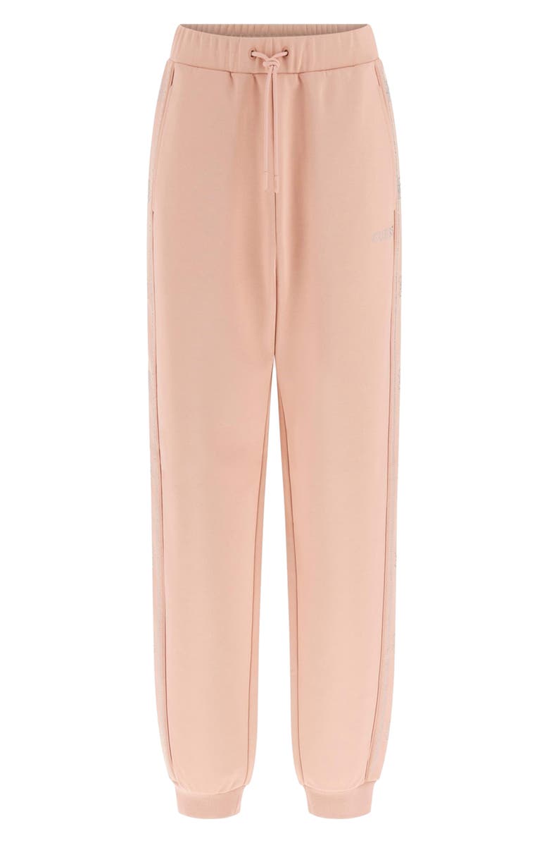 GUESS Octavia Rhinestone Joggers, Main, color, Light Pink